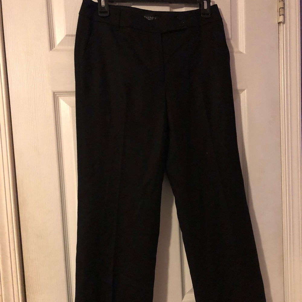 Talbots petite black dress pants